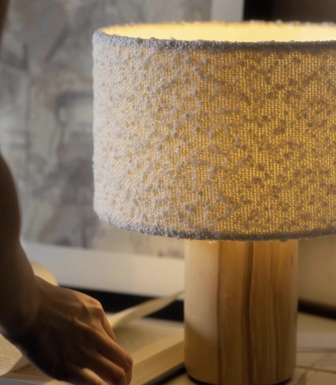 Декоративный светильник настольный Soft Wood, желтый