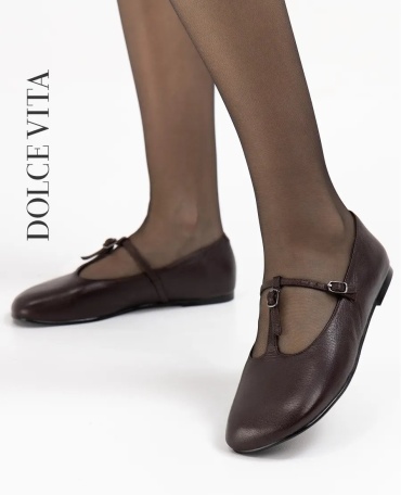Балетки DOLCE VITA коричневый