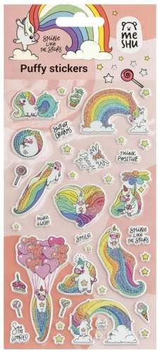 Лист MESHU Rainbow unicorn 15