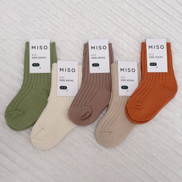 Носки MISO 1860 оранжевый, зеленый 21, 22, 23