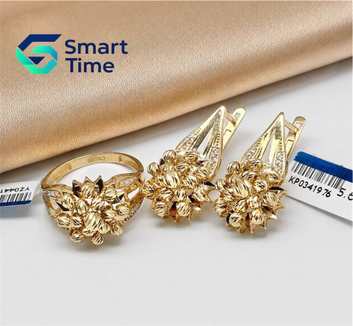 Smart Time ST 08 Итальянское Золото вес 8.7 г золото, фианит