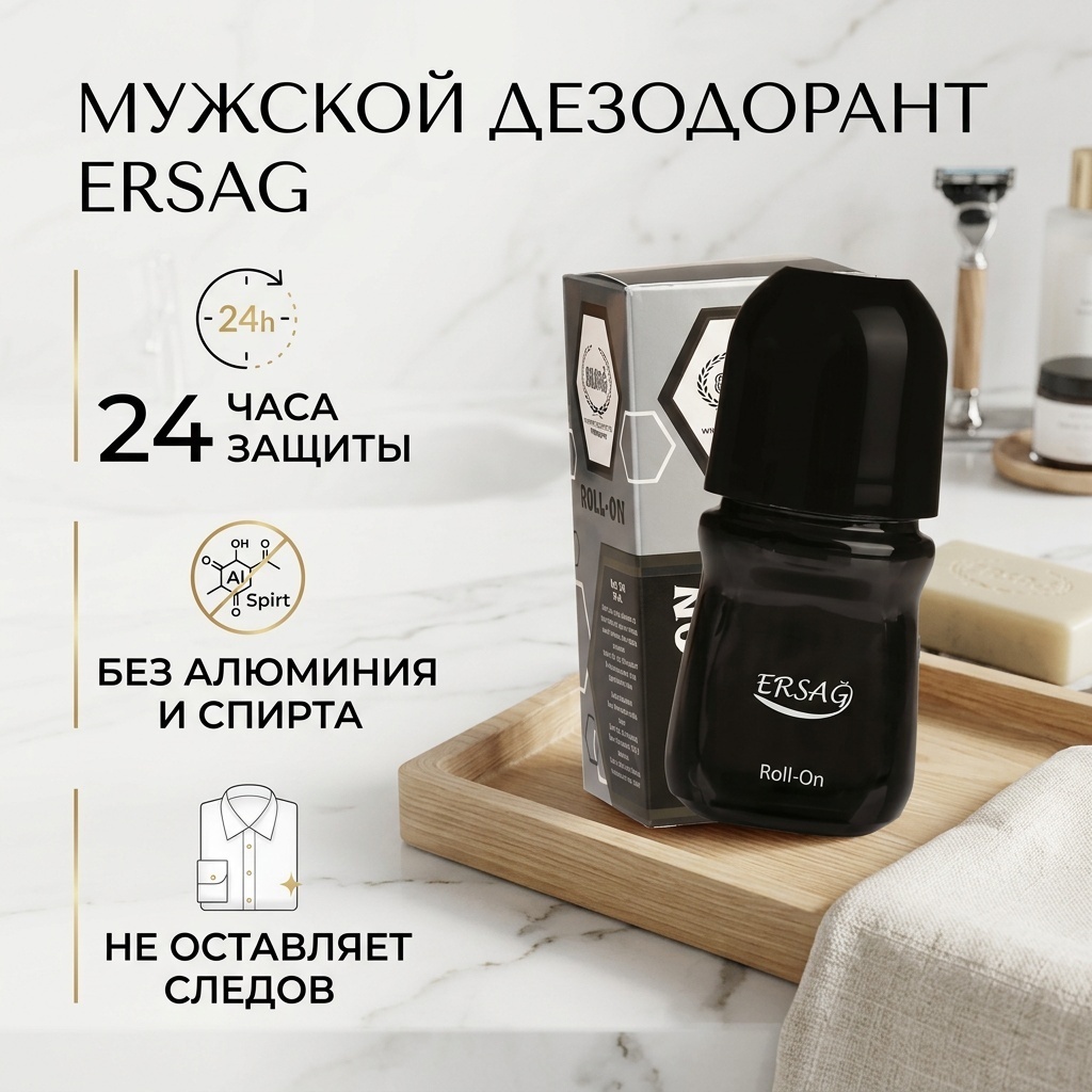 ERSAG мужской дезодорант для мужчин 50 мл
