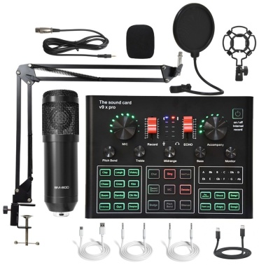 Микрофон v9xpro+bm800 черный