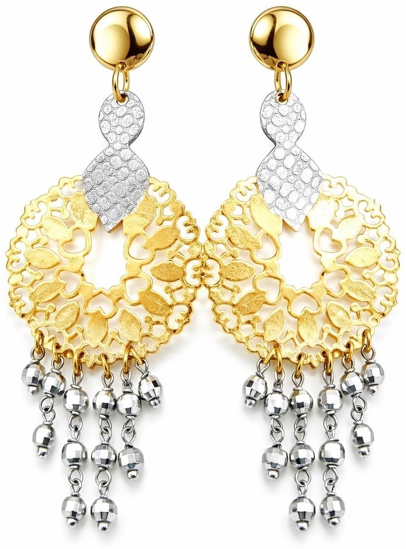 Серьги Italian Gold LGE0312 вес 8.88 г золото, без вставок