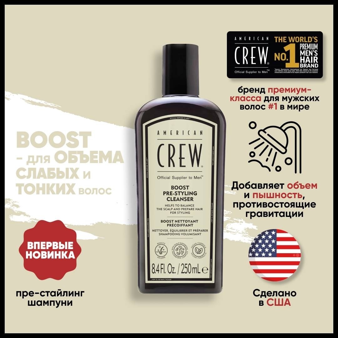 American Crew Pre-Styling шампунь 250 мл
