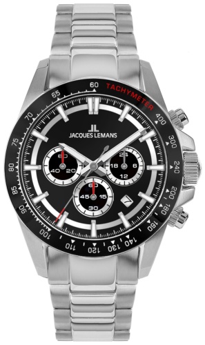 Кварцевые JACQUES LEMANS 1-2207A нержавеющая сталь