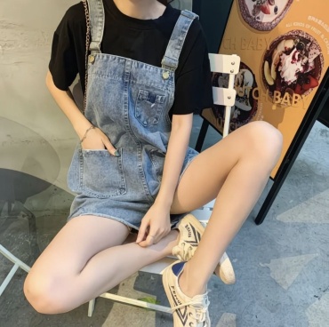 Комбинезон с шортами Jeans West синий