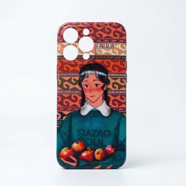 Чехол Qazaq Soul для Apple iPhone 14 Pro Max многоцветный