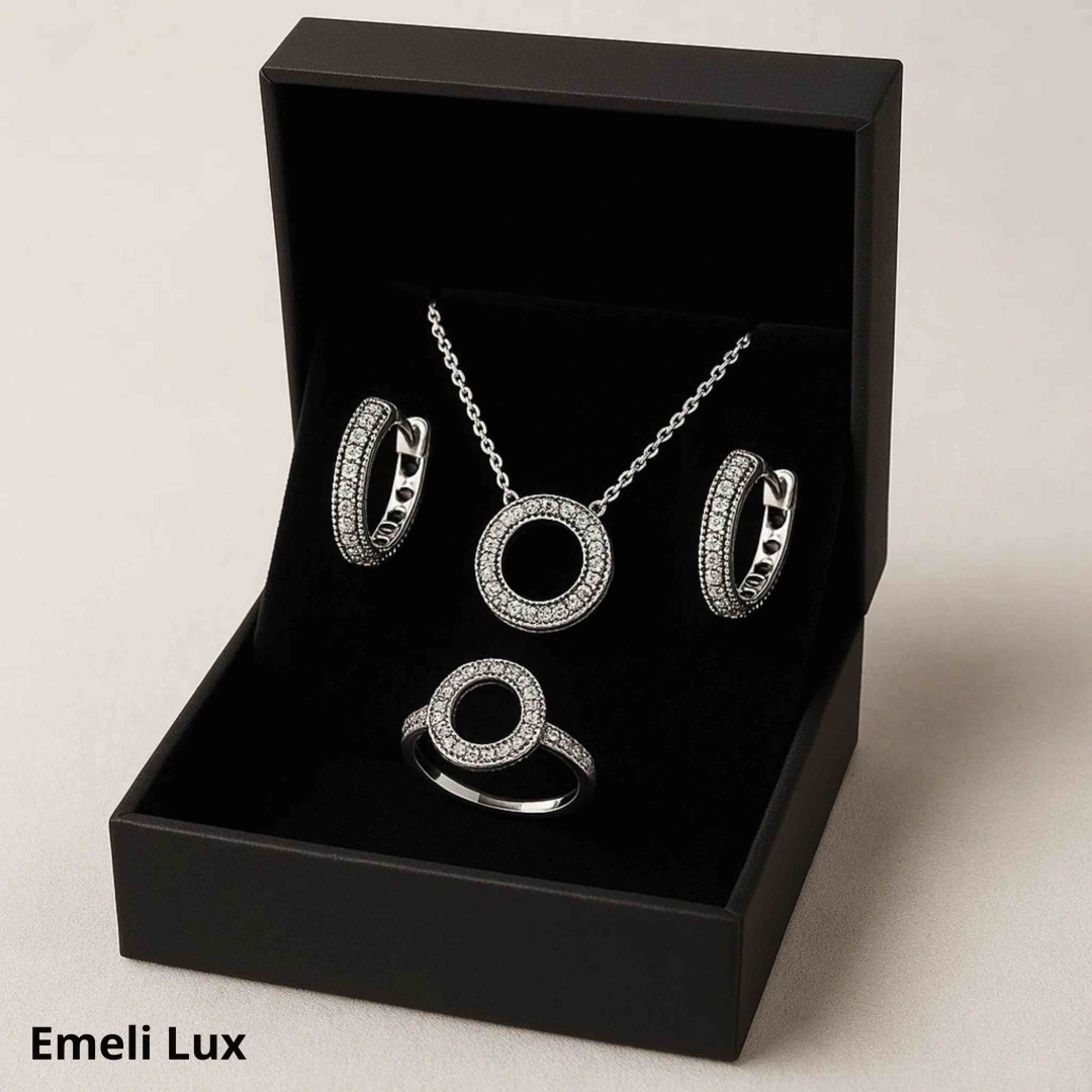 Emeli lux 01980 вес 10 г серебро, фианит