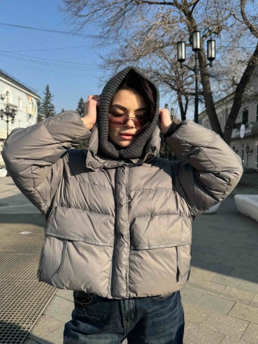Демисезонная куртка серый