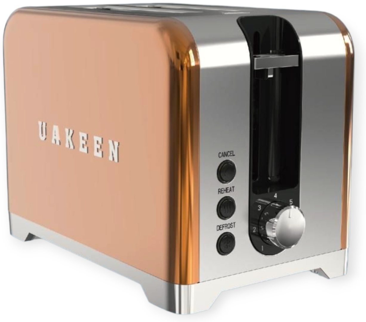 Тостер Uakeen Germany ZL-2107 оранжевый