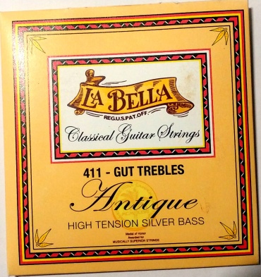 Струны для классической гитары La Bella 411 Professional Antique, сильное натяжение