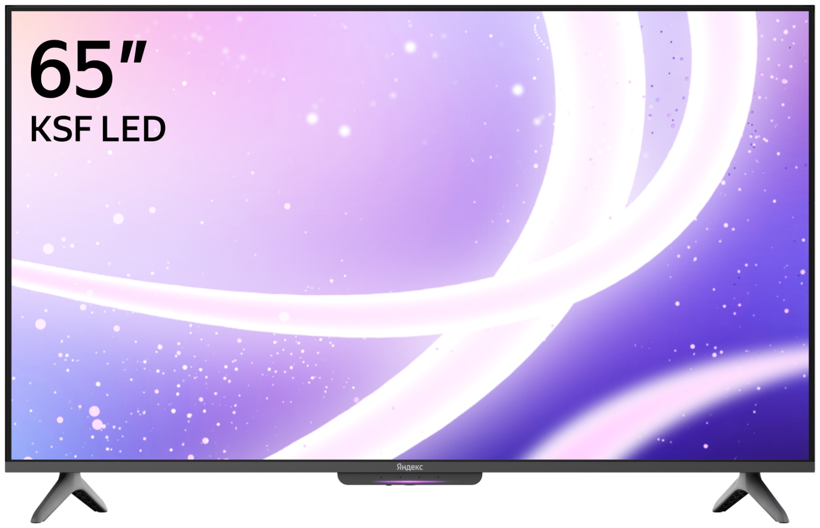 Купить Телевизор Яндекс Бейсик с Алисой YNDX-00077 165 см черный в ...