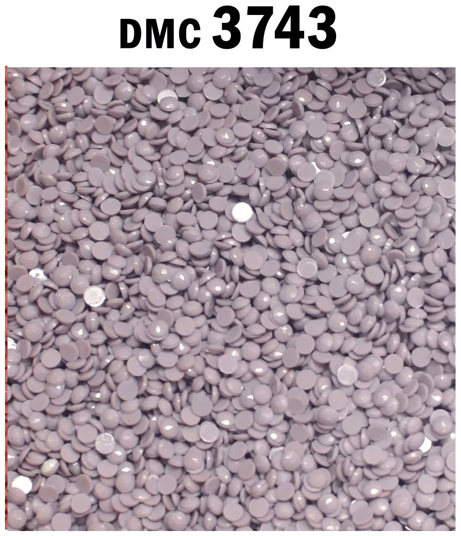 Стразы для алмазной мозаики Алмазка DMC3743 сиреневый