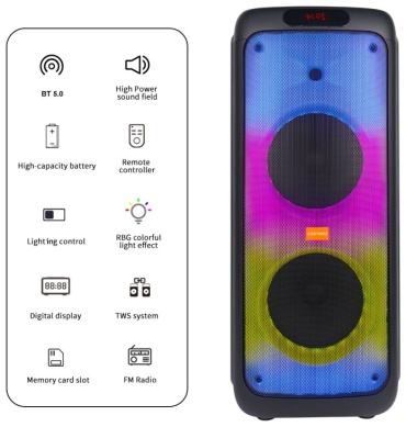 Портативная колонка SinG-e ZQS10222 черный