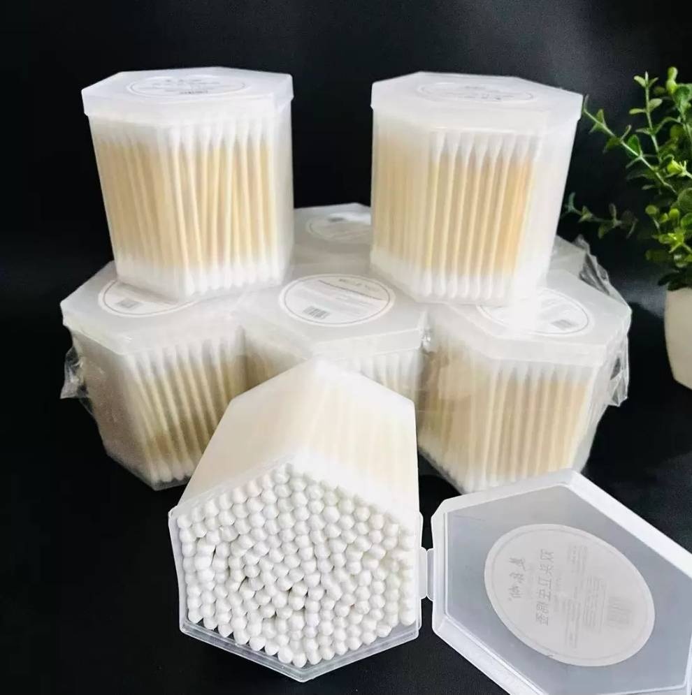 Ватные палочки mingtai hexagonal 200 шт