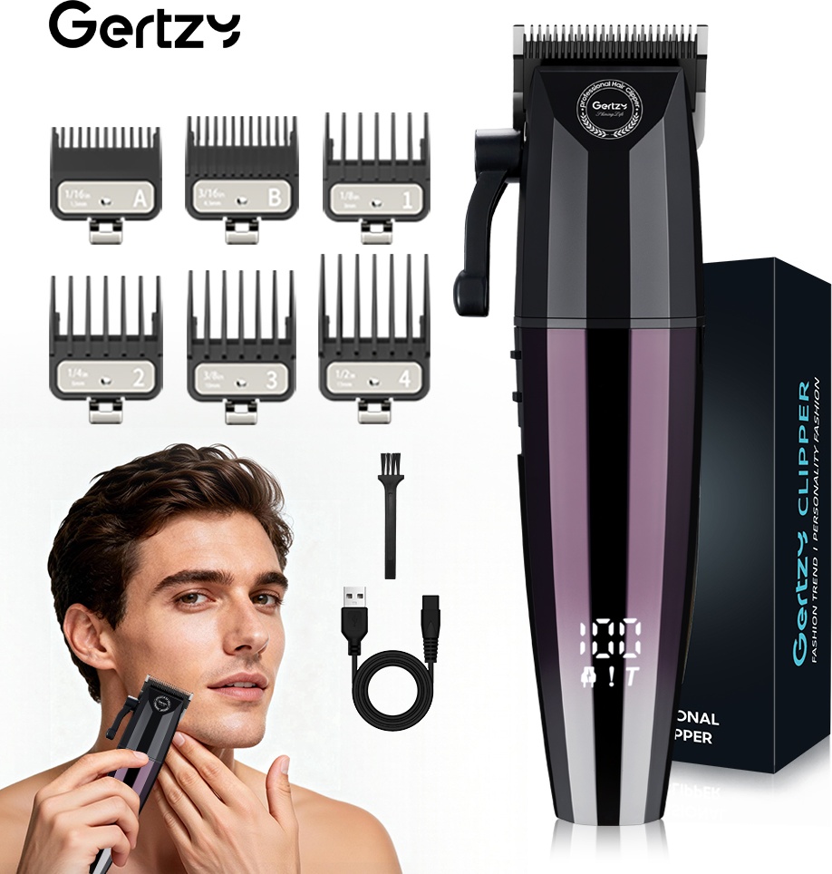 GERTZY машинка для стрижки ZH-1500PP фиолетовый