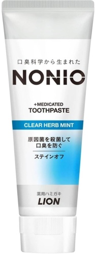 LION зубная паста Nonio Clear Herb Mint 130 г