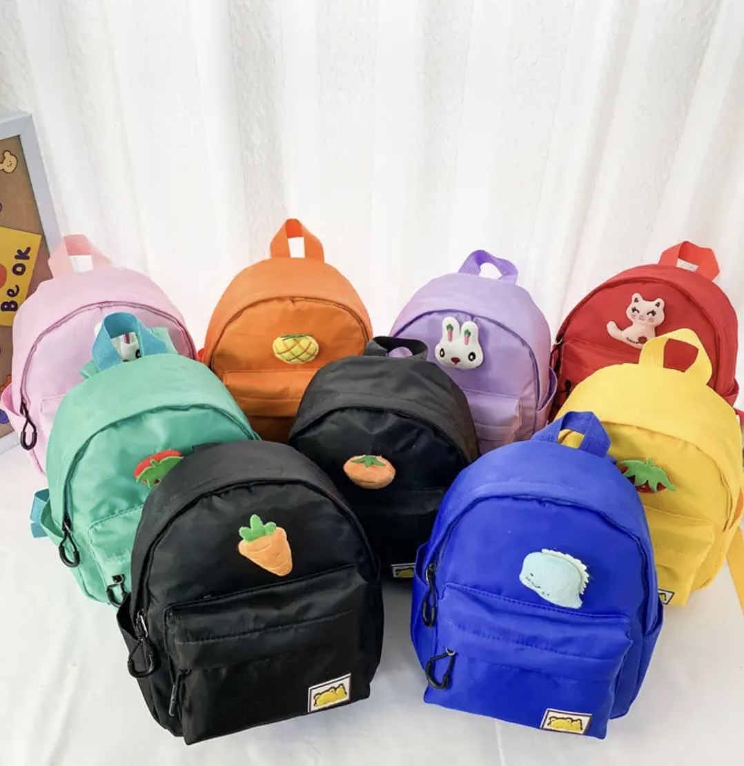 Рюкзак текстиль оранжевый, синий