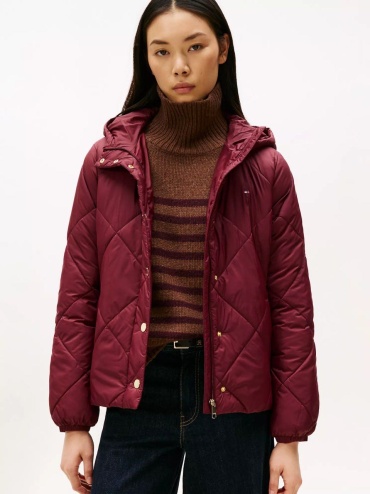 Демисезонная куртка Tommy Hilfiger бордовый
