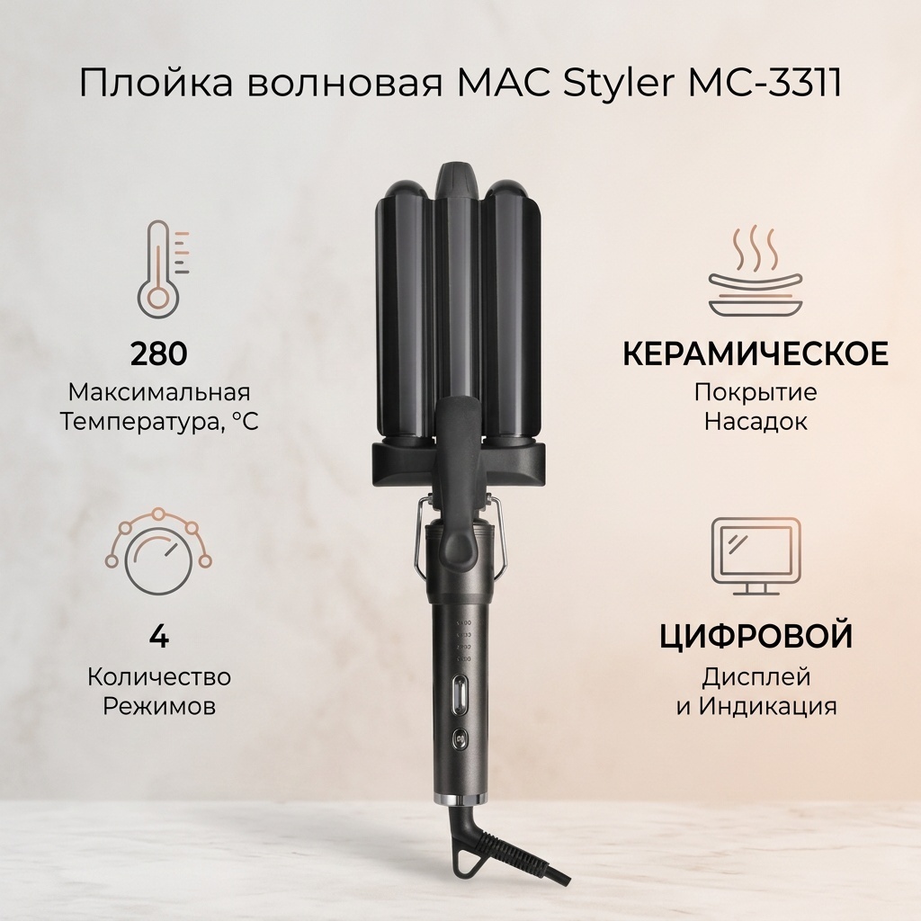 MAC Styler MC-3311 плойка волновая