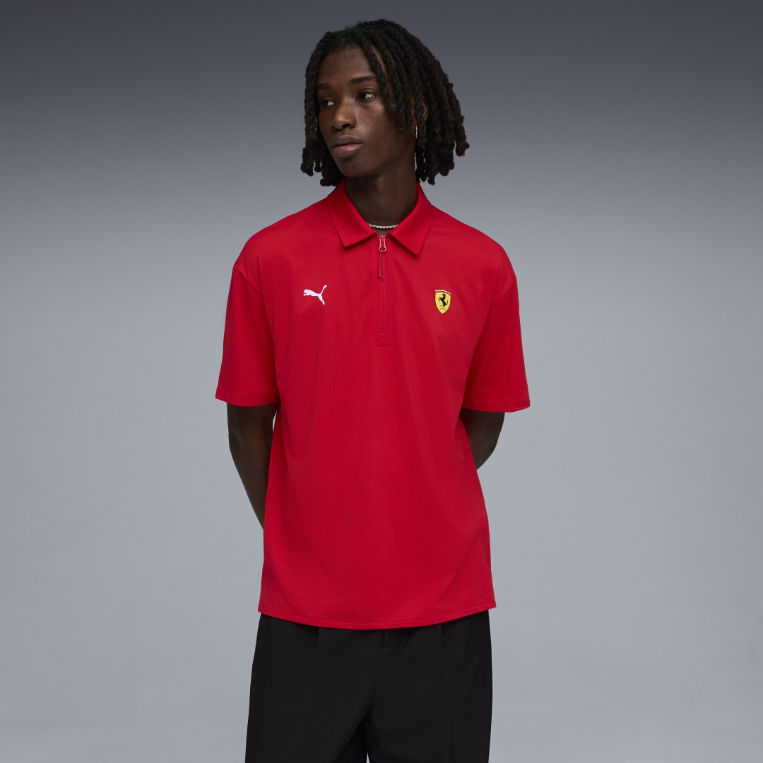 Поло Puma красный