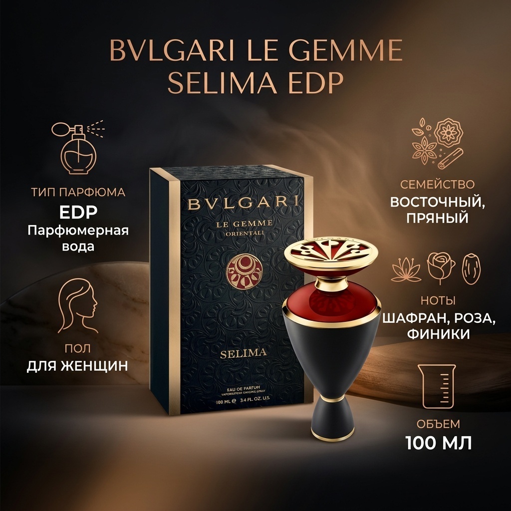 BVLGARI Le Gemme Selima парфюмерная вода EDP 100 мл, для женщин