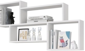 Полка Tumba Furni Ture F, 120х19x64 см, белый