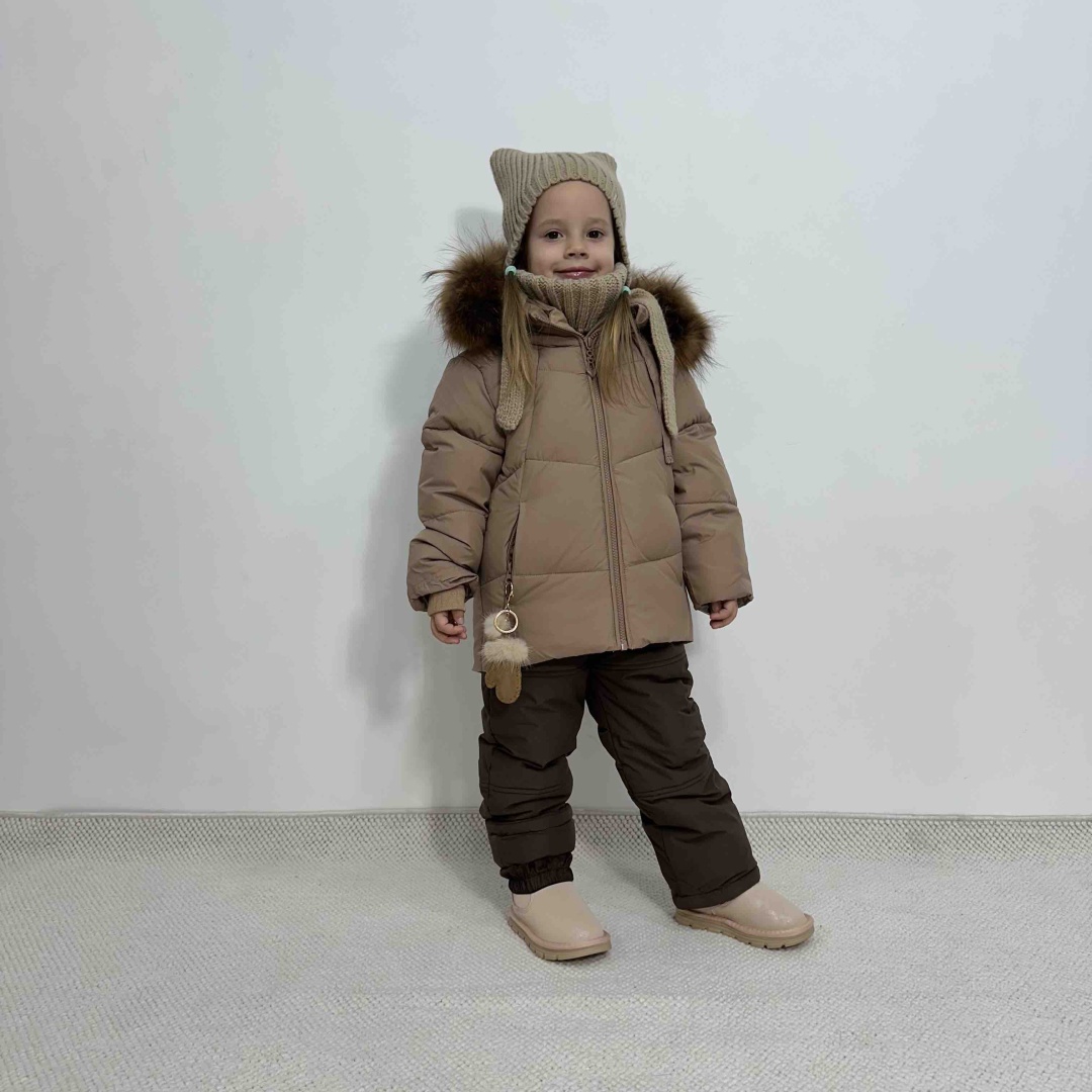 Комплект с комбинезоном Lebo Junior бежевый