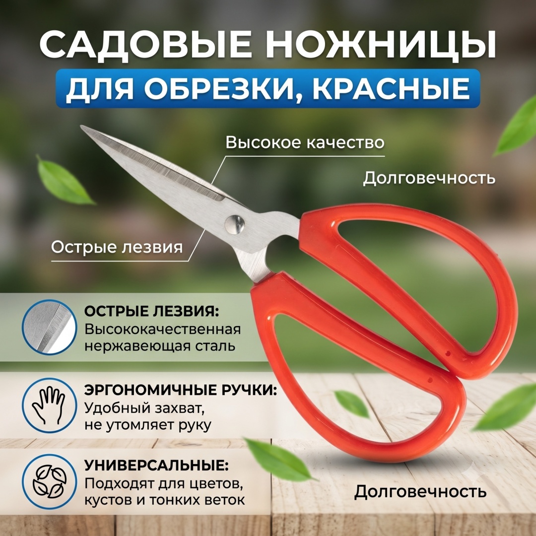 Нож универсальный , лезвие: нержавеющая сталь 1 шт