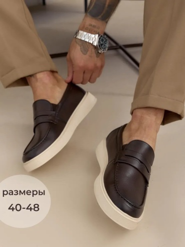 Мокасины SkyShoes коричневый
