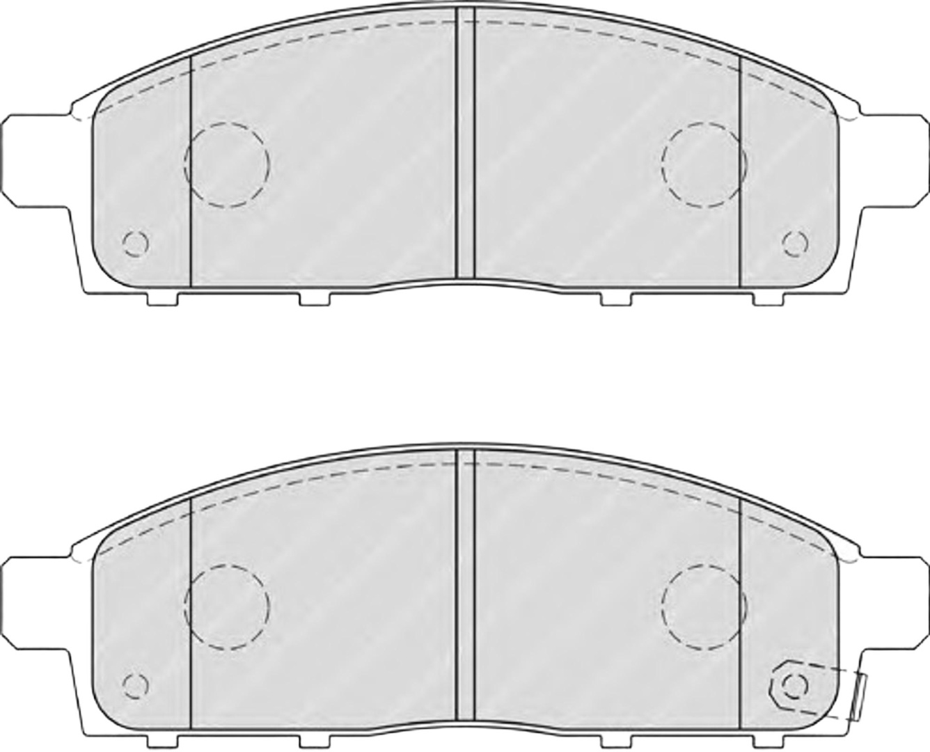 Колодки Ferodo передние FDB4023