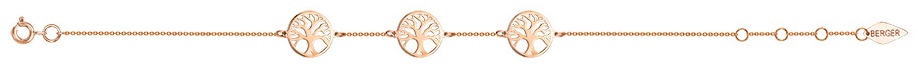 Lucente BRA-LU-585-4490600-16 длина 16 см, вес 1.55 г золото, плетение фантазийное
