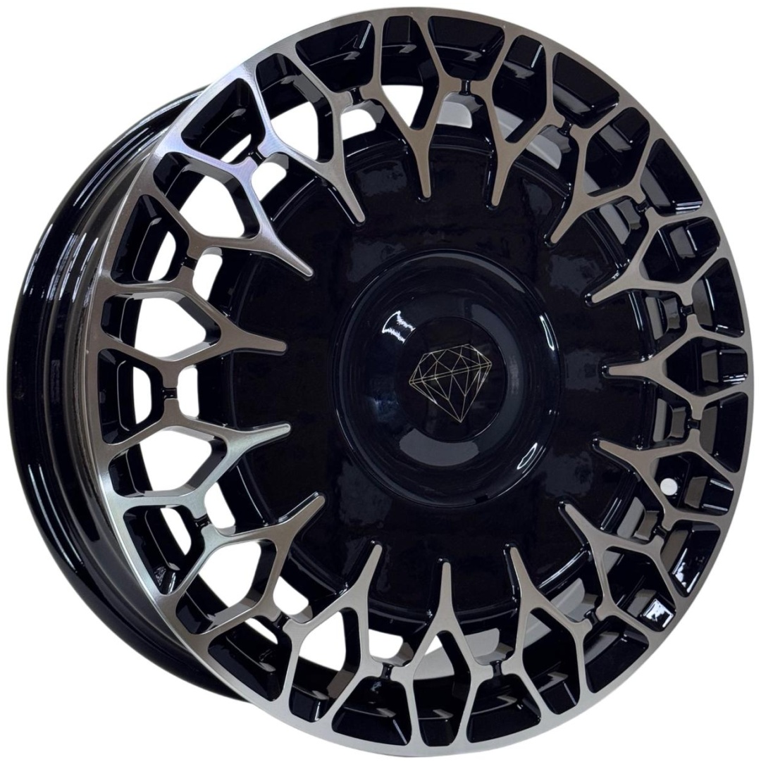Wheels 960DD 7x17/4x100 D67.1 ET35 4 диска черный, хром