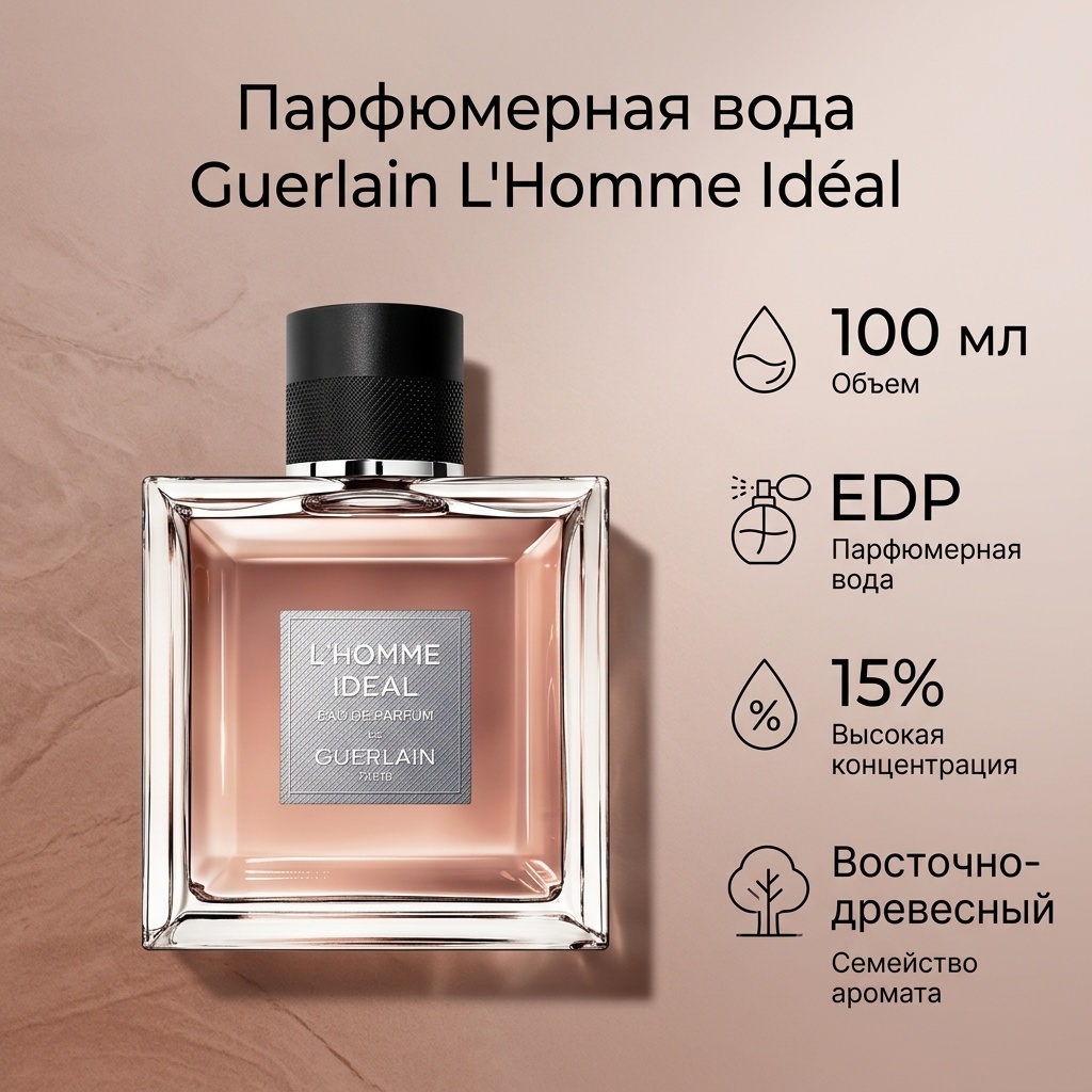 Guerlain L'HOMME IDÉAL парфюмерная вода EDP 100 мл для мужчин