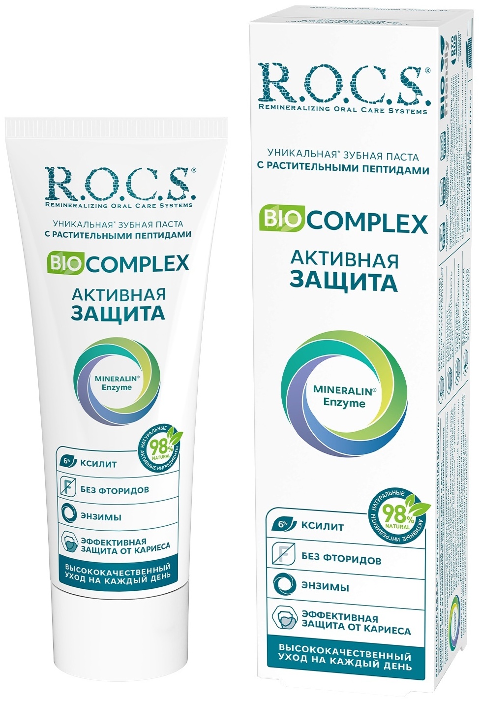 R.O.C.S. зубная паста Biocomplex Активная защита 94 г
