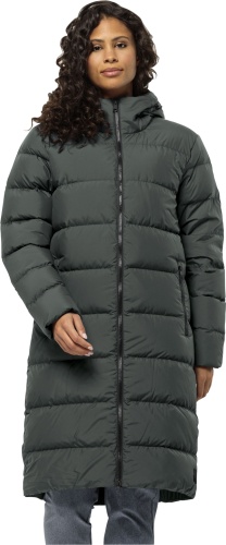 Пуховик Jack Wolfskin зеленый