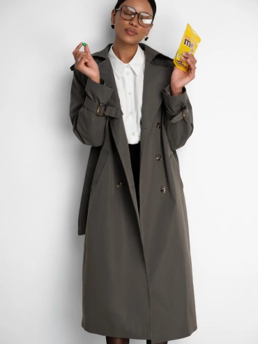Тренчкот серый