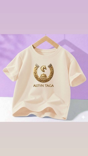 Футболка Ahtan brand Золотая подкова бежевый