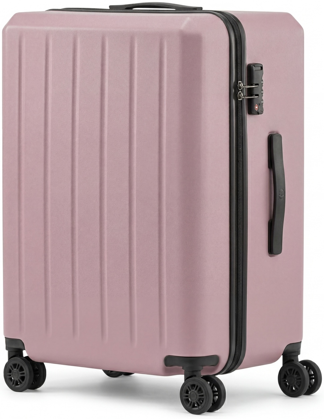 Чемодан NinetyGo Danube MAX luggage 22" (6941413220279) поликарбонат 42 л розовый