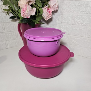 Набор мисок Tupperware "АЛОХА" Замесочное блюдо. 27.5х27.5 см, полипропилен, 2 шт