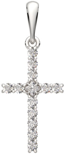 Крестик Lucente Silver ZO-0440294.ZZ вес 0.95 г серебро, фианит