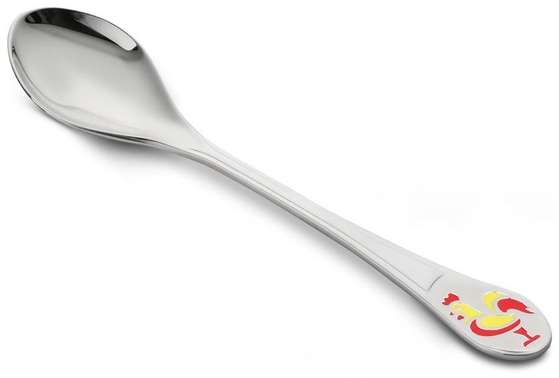 Ложка Tesori S42302 вес 26.39 г серебро, эмаль