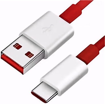 Кабель USB TypeC (M), USB Type-A (M), 1.5 м, красный