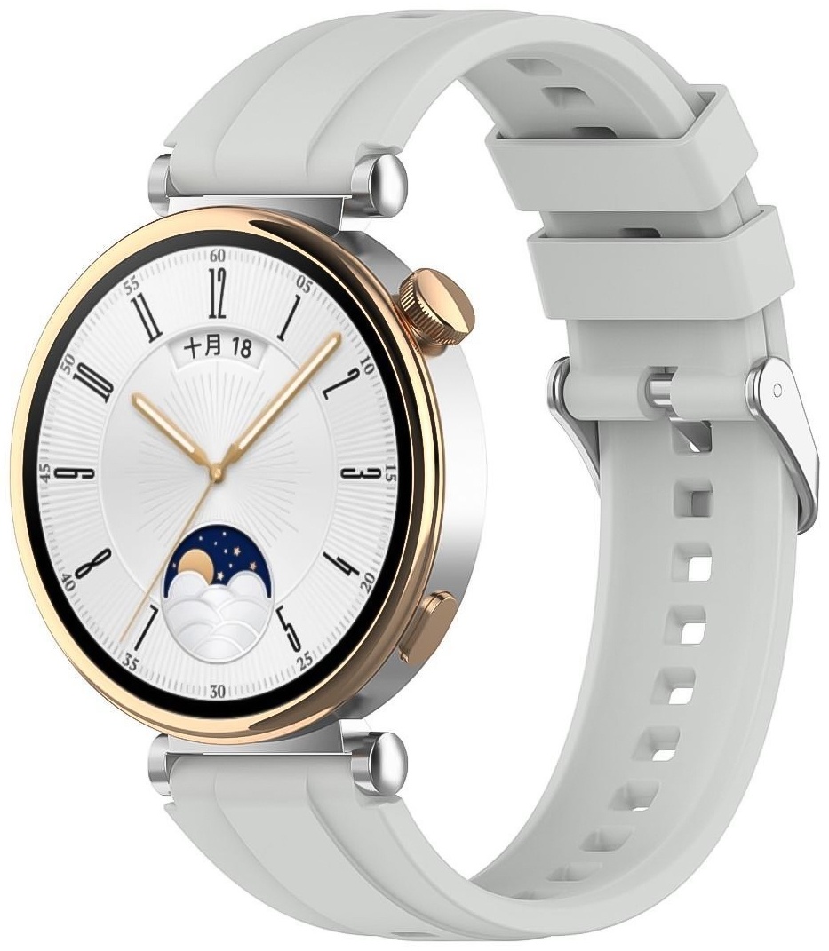 Купить Ремешок для Huawei Watch GT 4, Watch GT 5, Watch GT 5 Pro серый ...