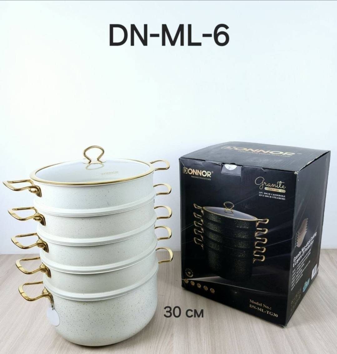Мантоварка 7 л, DN-ML-6 нержавеющая сталь, количество ярусов: 5