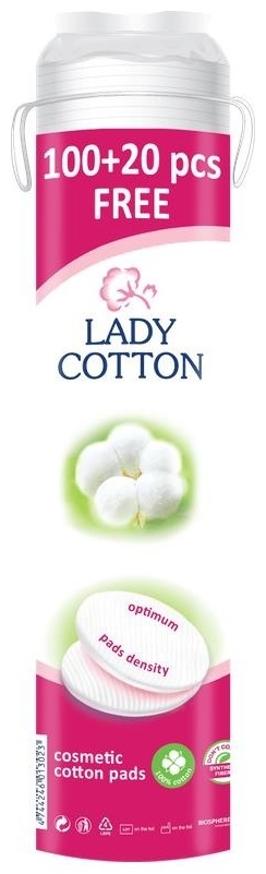 Lady Cotton ватные диски N 120 шт