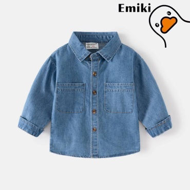 Рубашка Emiki синий
