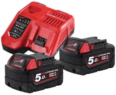 Аккумулятор Milwaukee 4933459217 Li-Ion 18 В 5 Ач 2 шт