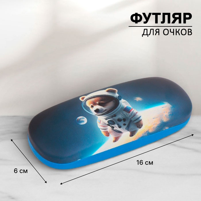 Жесткий футляр Выбражулька искусственная кожа, 4 x 16 см мультиколор